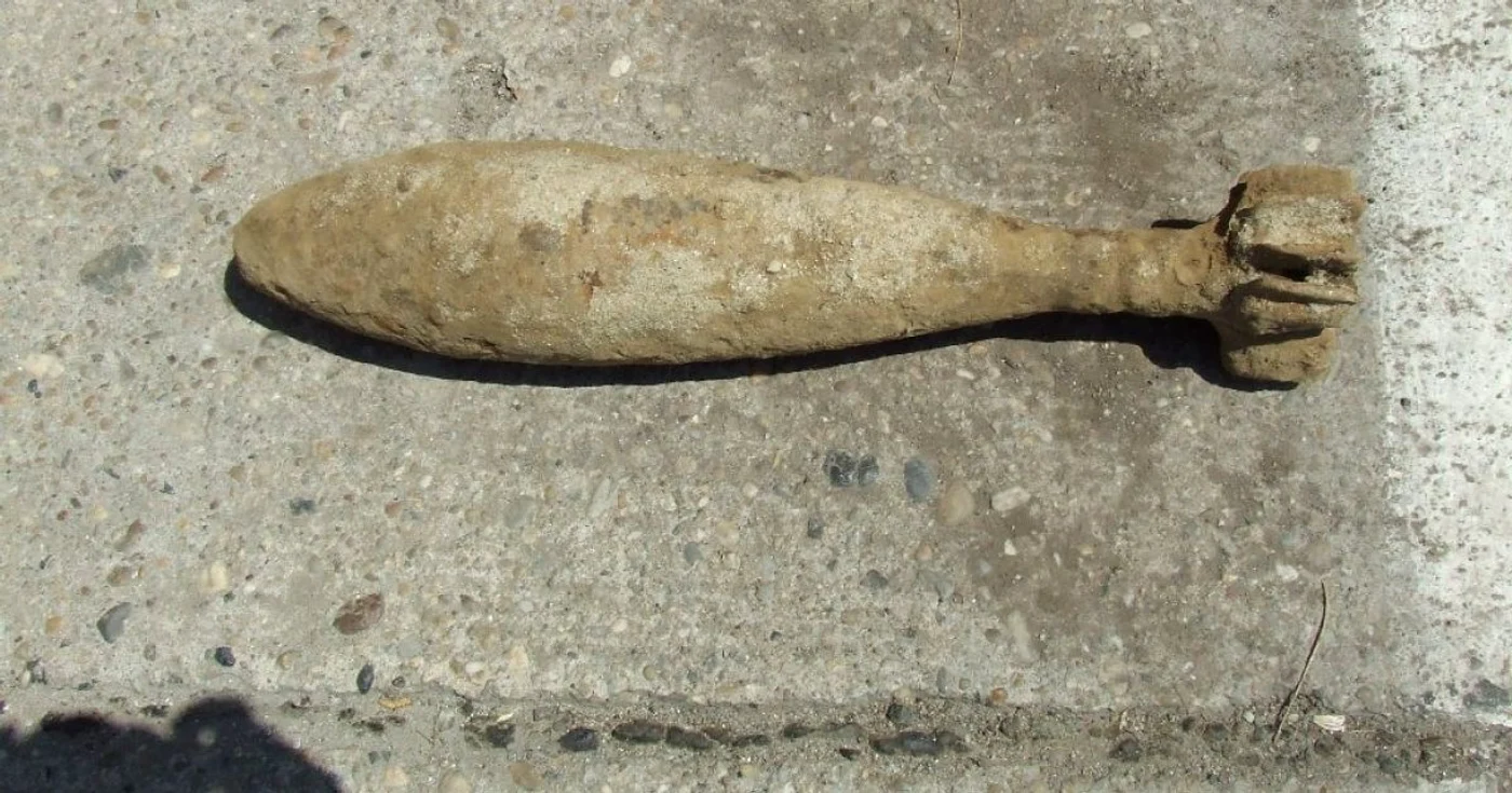 Bomba a fost descoperită de un muncitor (foto arhivă)