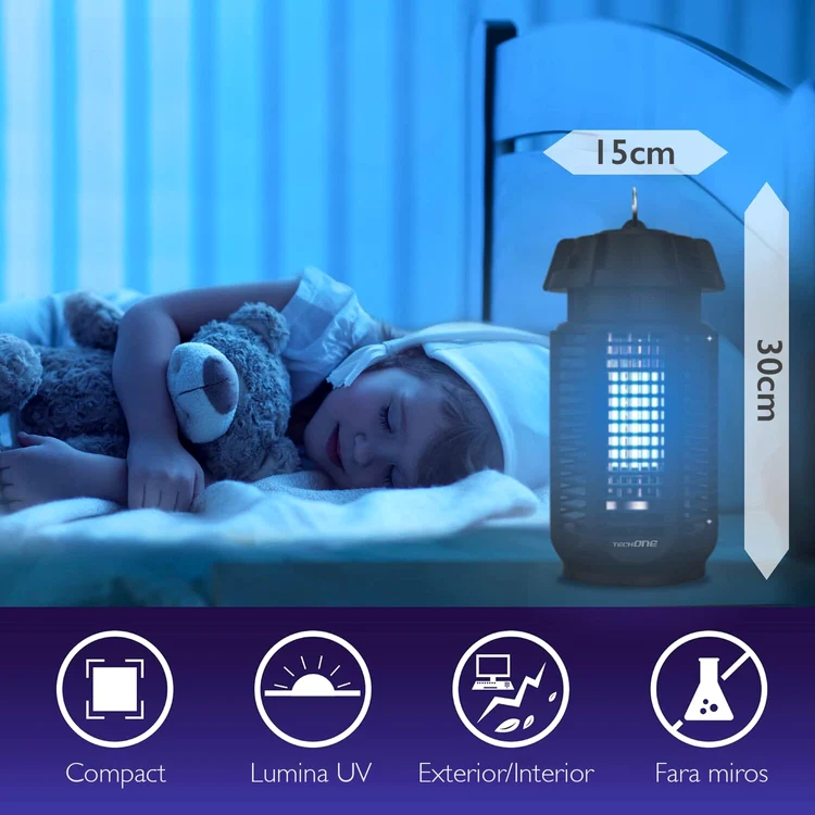 Imagine ilustrativă legată de siguranța de funcționare a lămpilor UV anti-insecte Foto eMAG