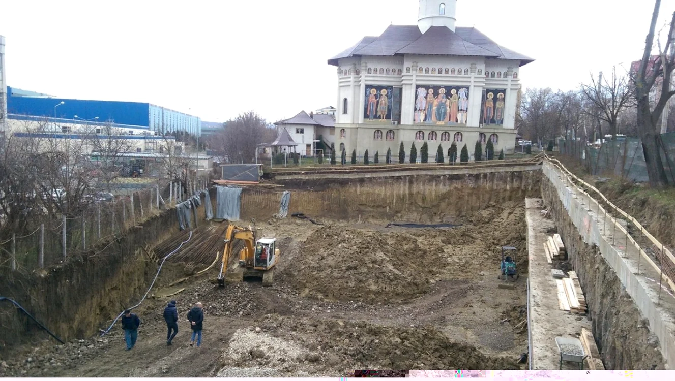 Şantierul deschis de Daniel Niculiţă lpentru blocul de 12 etaje
