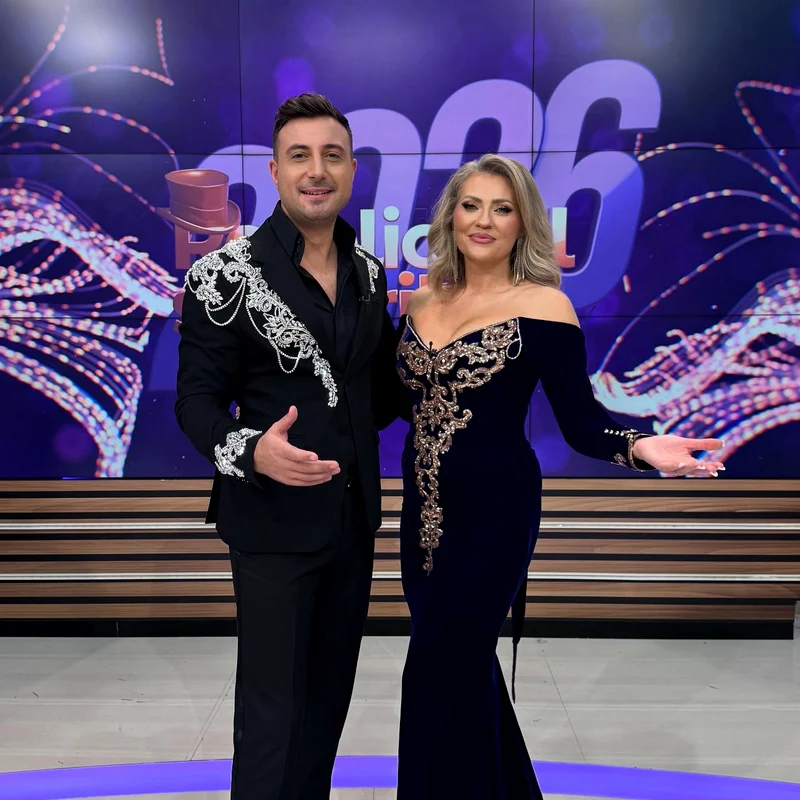 Mirela Vaida și Valentin Sanfira prezintă show-ul de Revelion 2026, la Antena Stars 