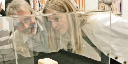 Batonul de săpun este expus într-un muzeu din Elveţia