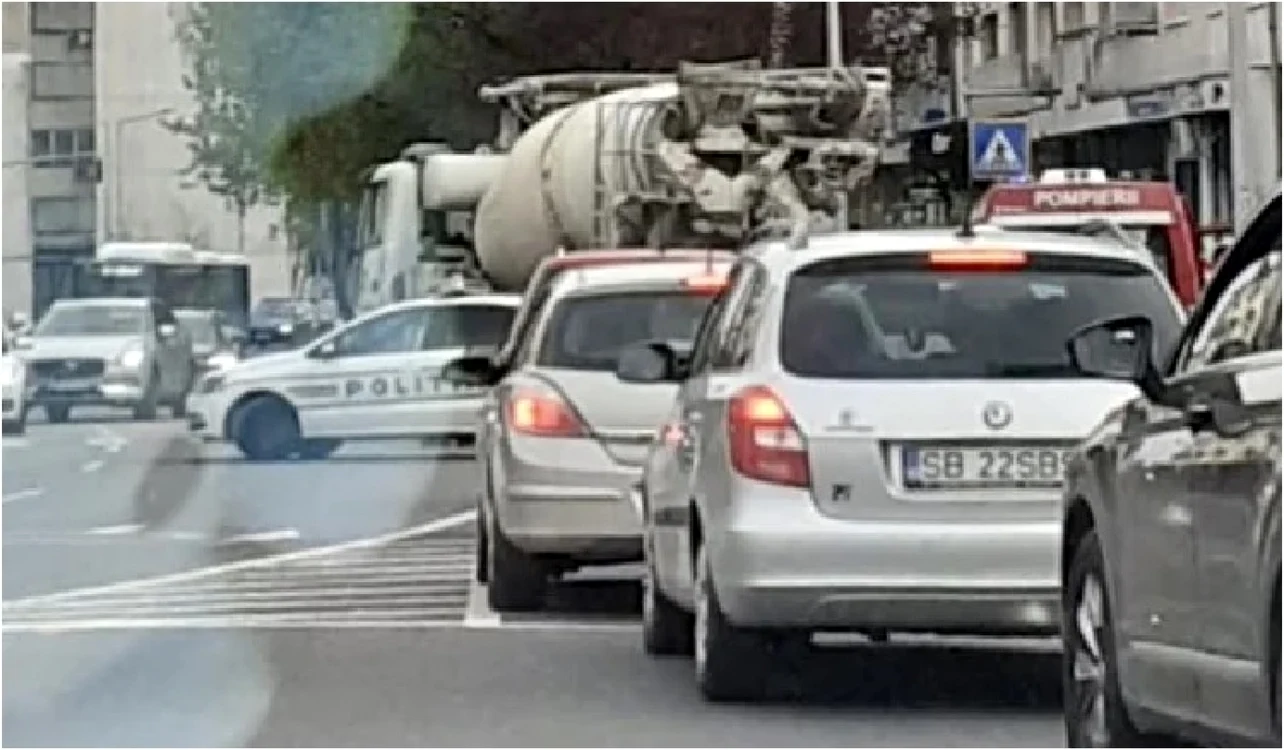 Accident mortal pe trecerea de pietoni - Calea Cisnădiei în Sibiu provocat de şoferul unei cife Foto subiulindependent ro