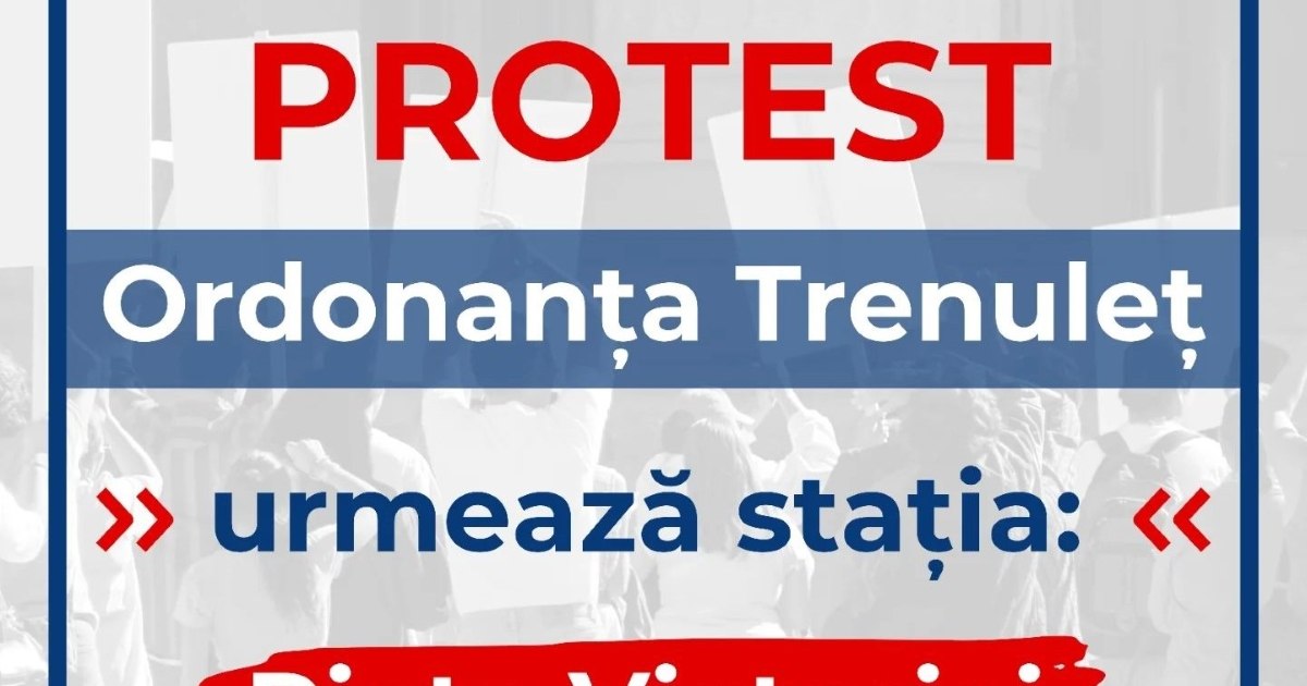 Studenţii protestează pe 30 decembrie. „Ordonanța Trenuleț: Urmează stația Piața Victoriei”