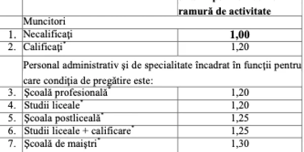 salariu minim in functie de scolarizare