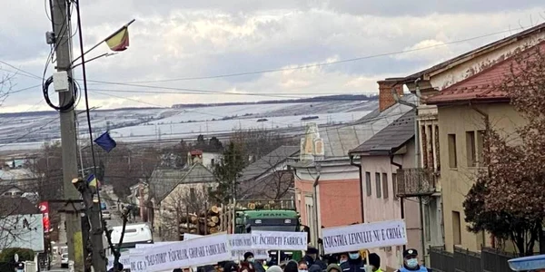 protest salariati HS timber 