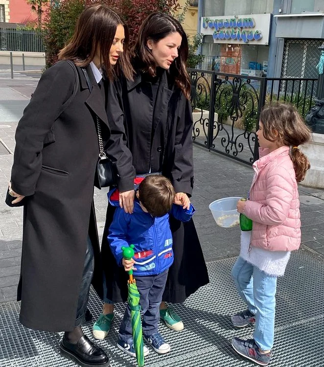 Naşa Andreea Berecleanu, în vizită la finii săi din Nisa.
