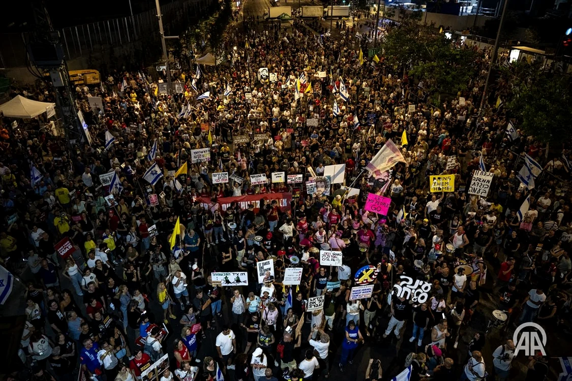 Proteste la Tel Aviv FOTO: X