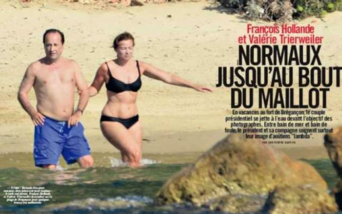 Francois Hollande şi Valerie Trierweiler