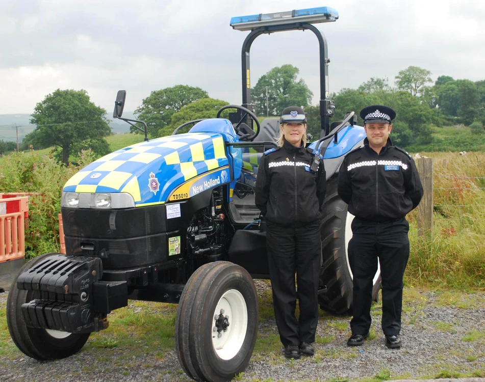 
    Tractor politieFoto: Hepta  
