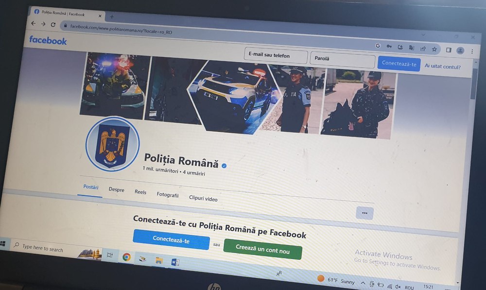 Pedeapsa penală primită de un român care a înjurat un polițist pe Facebook. Dacă recidivează ajunge după gratii