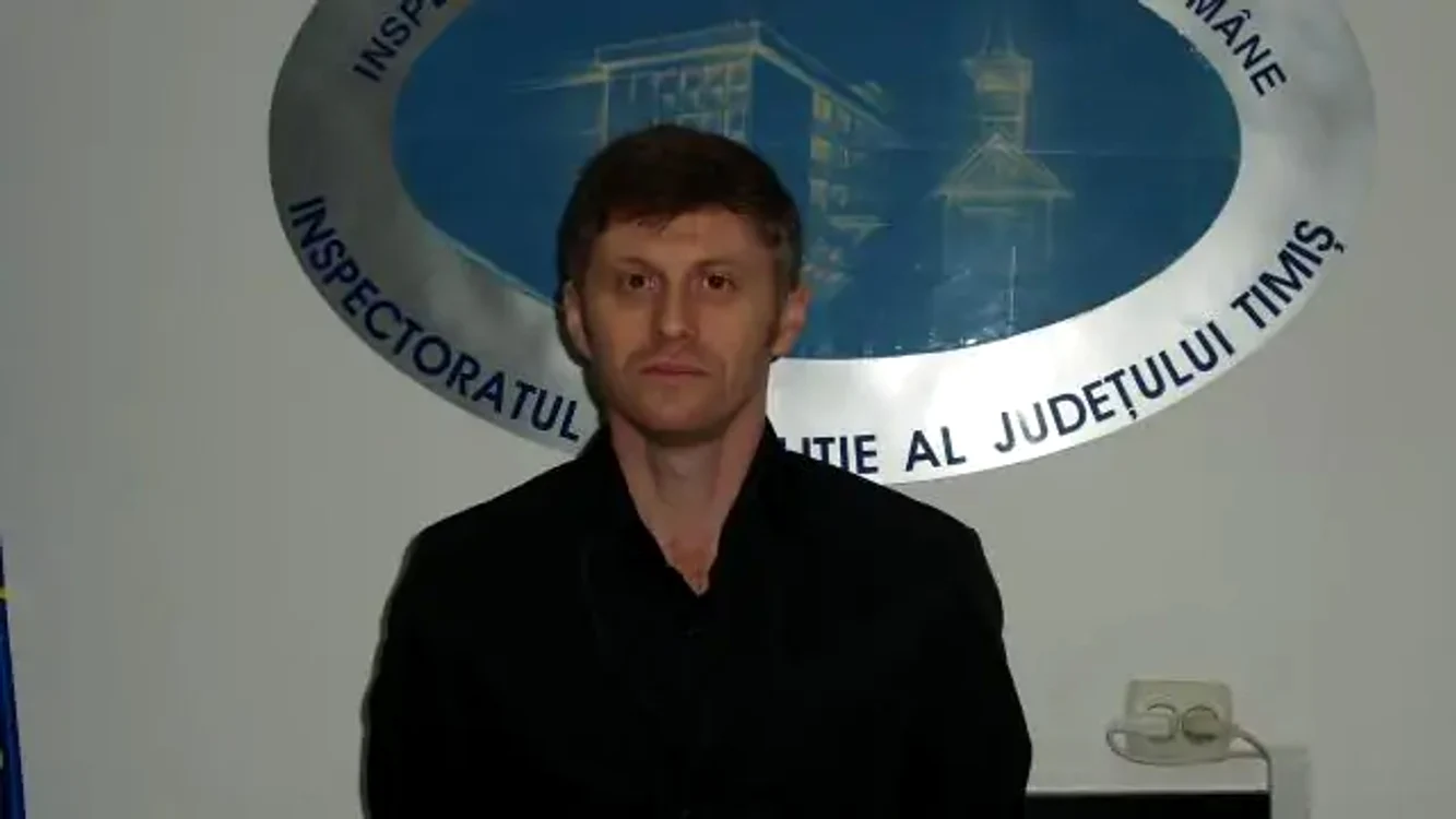 Viorel Tilcă a fost încătușat FOTO: Opinia Timișoarei