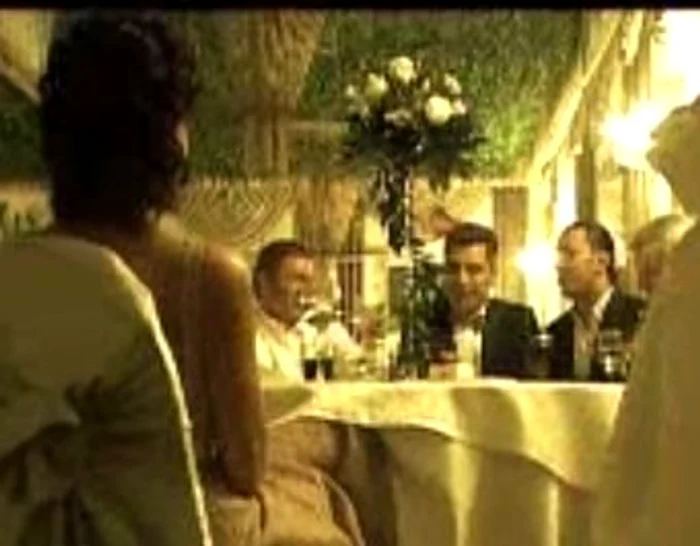 Gabi Cristea şi Marcel Toader la botezul Dianei Bişinicu