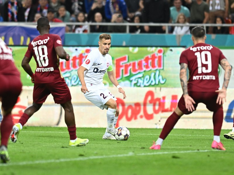 CFR Cluj câștigă în fața FCSB și își asigură un loc pe podium