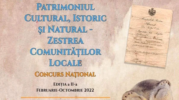 Începe ediția a doua a Concursului Național „Patrimoniul cultural, istoric și natural Zestrea comunităților locale” jpeg