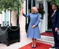 Brigitte Macron la Ambasada Franței la Londra. FOTO: Profimedia