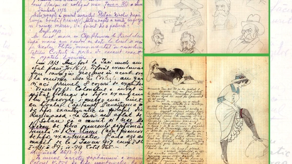 «Jurnal din timpul Marelui Război», exponatul lunii martie 2018, la Muzeul Național de Istorie a României jpeg