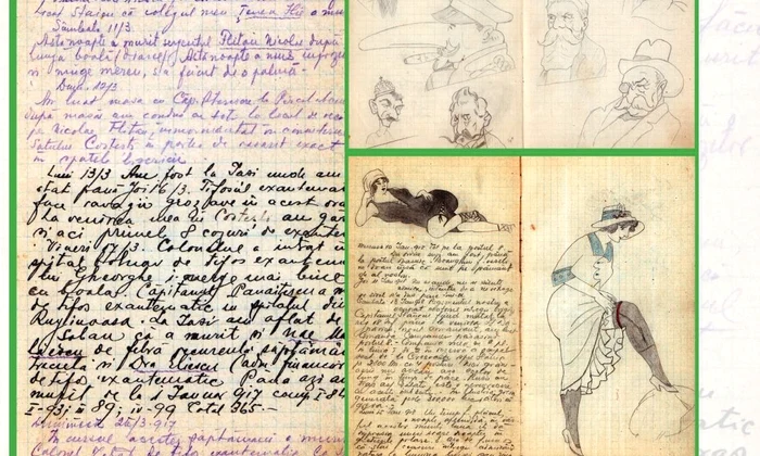 «Jurnal din timpul Marelui Război», exponatul lunii martie 2018, la Muzeul Național de Istorie a României jpeg