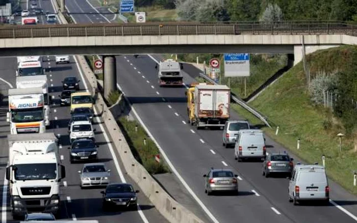 Austriecii testează viteza de 140 de kilometri pe oră pe autostradă FOTO AFP