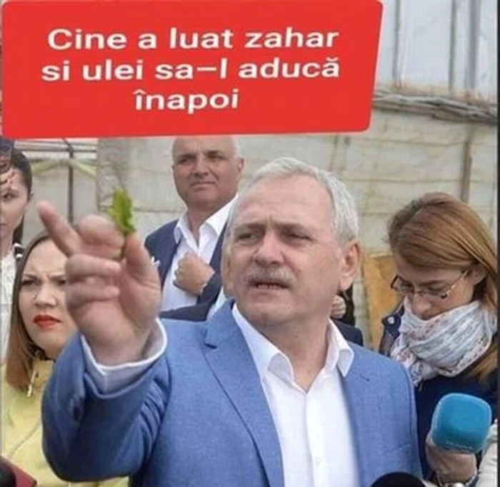 Liviu Dragnea, într-o imagine editată de internauţiFoto: arhivă personală