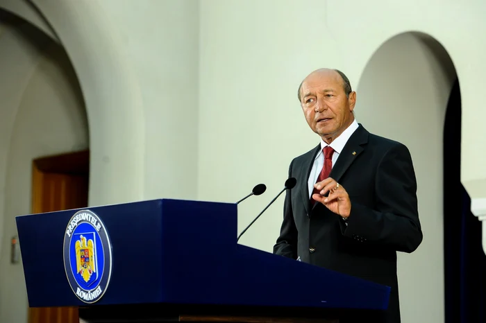 Preşedintele Traian Băsescu FOTO Mediafax