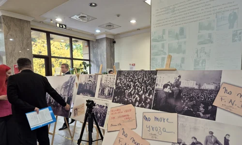 Expoziția „Prima manifestație anticomunistă din România. București, 8 noiembrie 1945”, la CNSAS