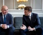 Președintele Interimar a avut o întâlnire bilaterală cu șeful statului francez FOTO Administrația Prezidențială