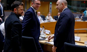 Volodmir Zelenski și Rumen Radev FOTO AFP