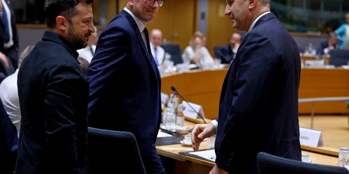 Volodmir Zelenski și Rumen Radev FOTO AFP