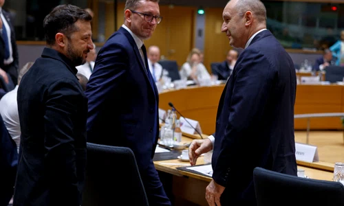 Volodmir Zelenski și Rumen Radev FOTO AFP