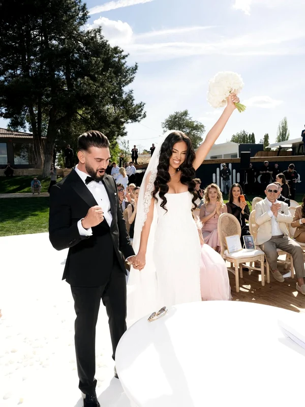 Dorian Popa și Andreea s-au căsătorit/FOTO: Instagram @eusuntdorian