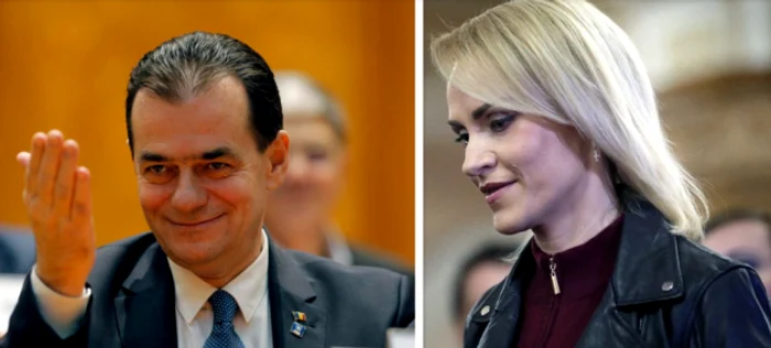 Ludovic Orban şi Gabriela Firea FOTO EPA