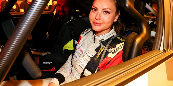 Catherine Radulescu si Bogdan Minea la campionatul european de raliu European Rally Trophy Sursa foto ACR