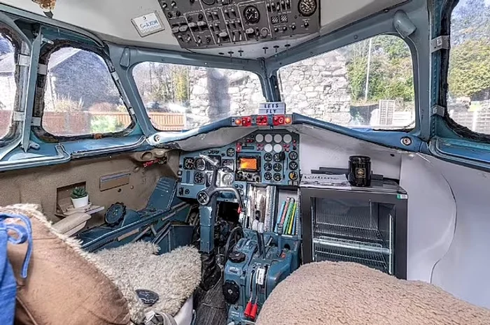 Bordul aeronavei înainte de modificări / foto: Daily Mail