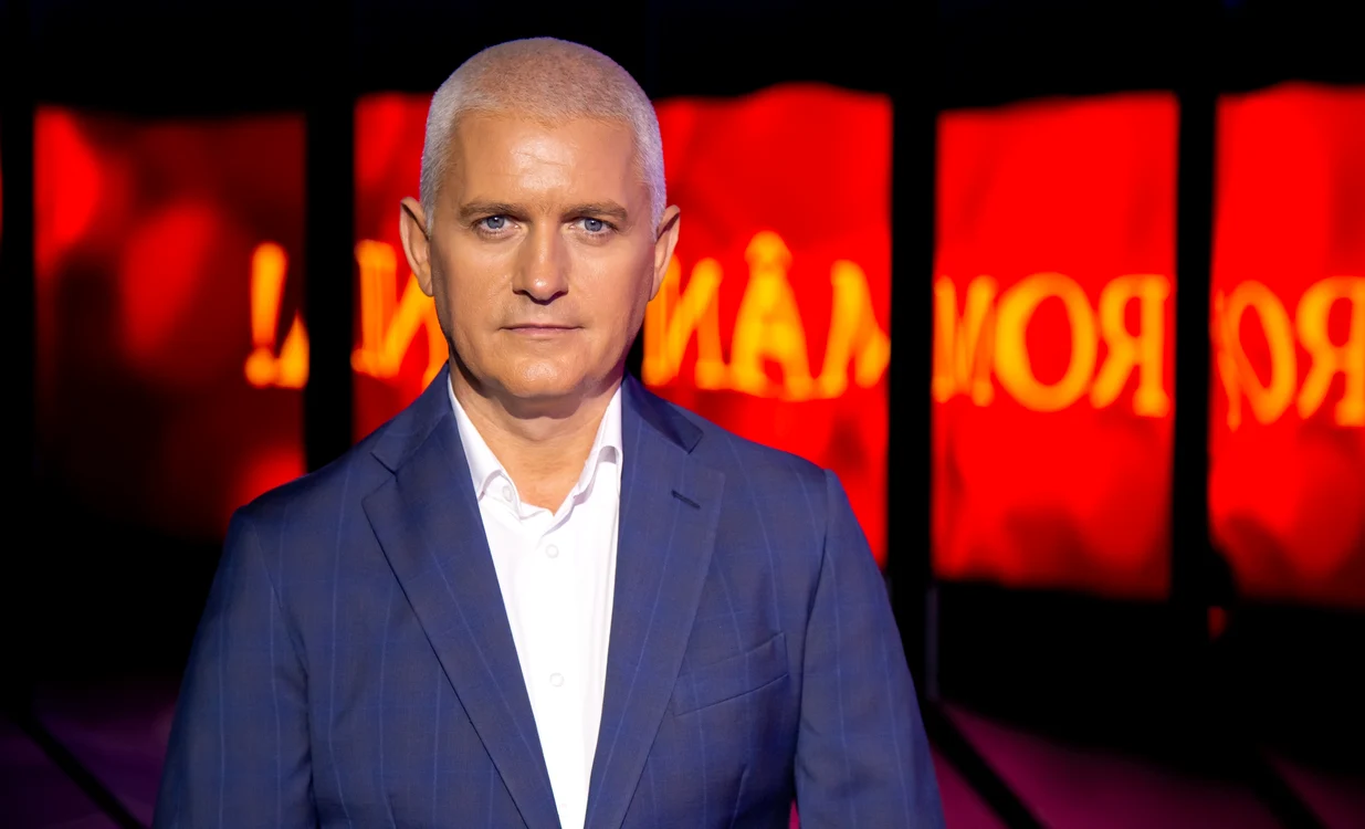 Emisiunea „Câştigă România“, prezentată de Virgil Ianțu, va fi difuzată la TVR 1 FOTO TVR