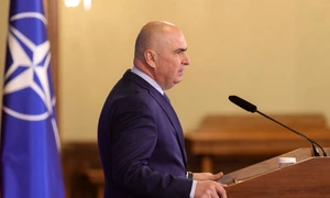 Conferință de presă organizată de președintele interimar Ilie Bolojan la Palatul Cotroceni, în București. FOTO Inquam Photos / Octav Ganea 
