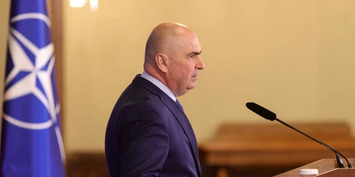 Conferință de presă organizată de președintele interimar Ilie Bolojan la Palatul Cotroceni, în București. FOTO Inquam Photos / Octav Ganea 