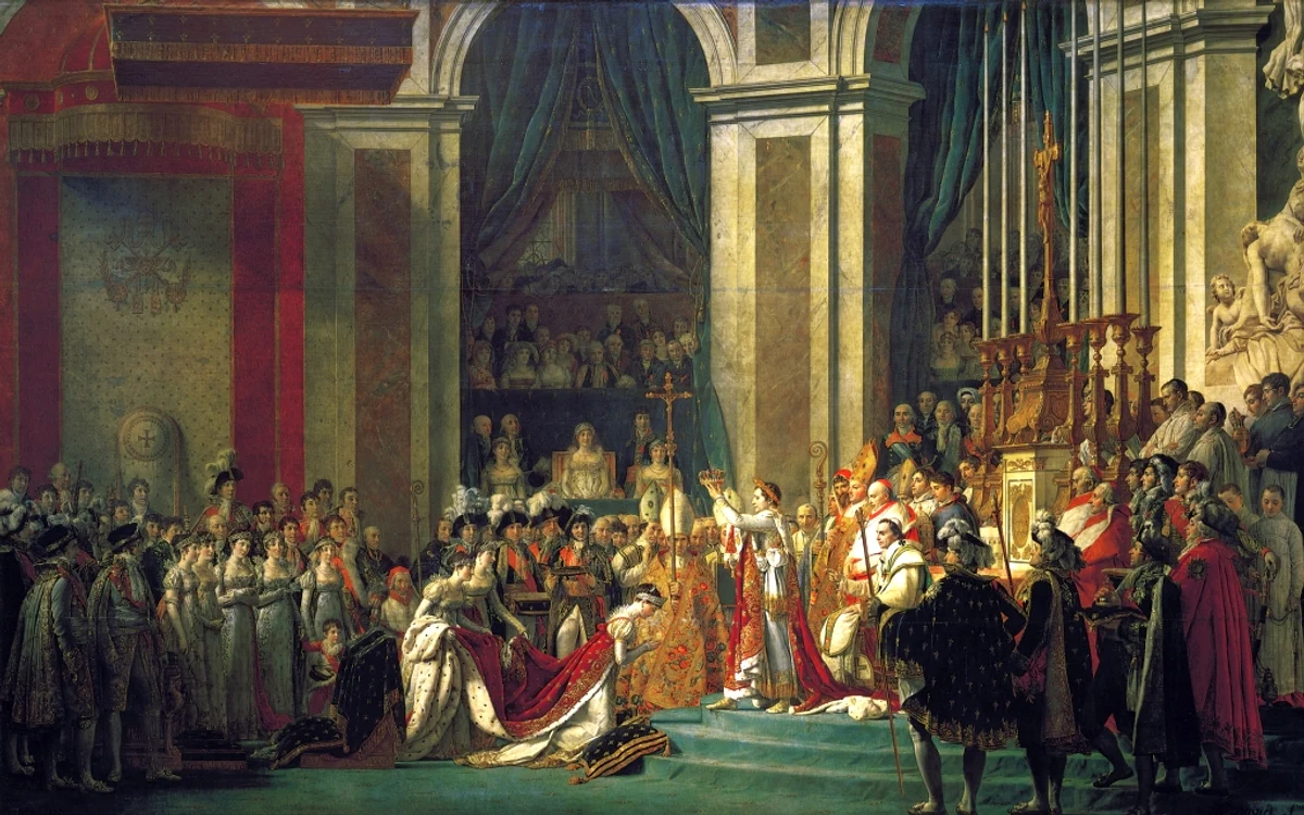 Jacques Louis David Incoronarea lui Napoleon jpg jpeg