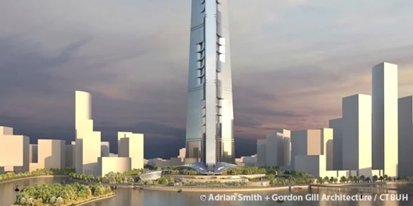 Kingdom Tower, Jeddah 1,000+ metri