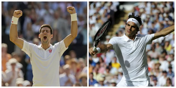novak djokovici si roger federer FOTO reuters