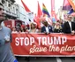 Proteste impotriva lui Donald Trump la Bruxelles Belgia FOTO Afp