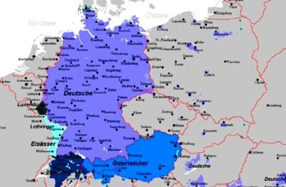 Îngrijorare legată de harta „Germaniei Mari” publicată de un membru al AfD. Opt teritorii vecine apar în ea