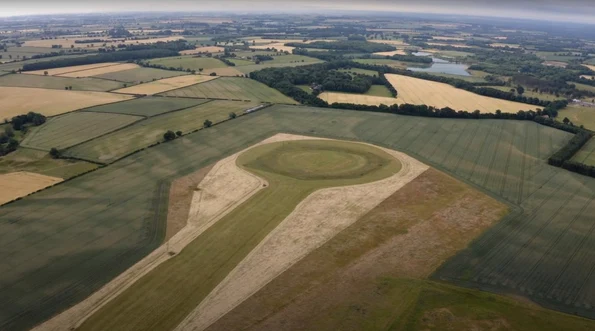 „Stonehenge din Nord”, un ansamblu alcătuit din misterioase structuri circulare (foto: captură video Youtube / English Heritage)