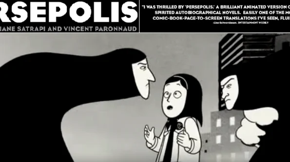 "Persepolis" societatea iraniană văzută prin ochii unei fetiţe png