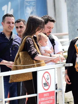 Prințul Hussein, Prințesa Rajwa și Prințesa Iman