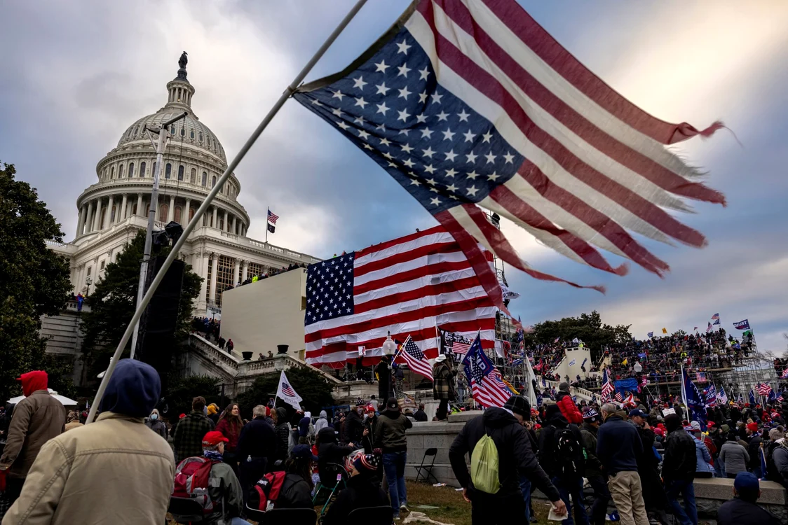 Mii de americani au luat cu asalt Capitoliul din Washington DC FOTO Getty Images