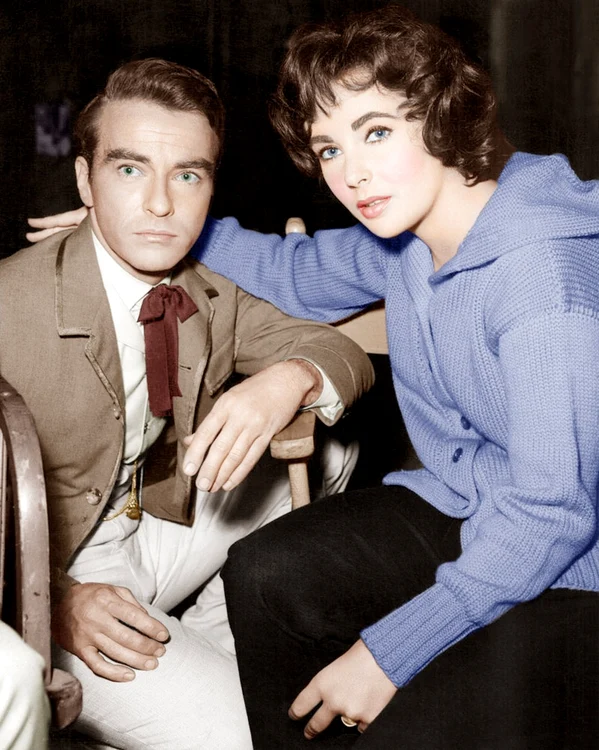 
    Liz  Taylor şi Clift  