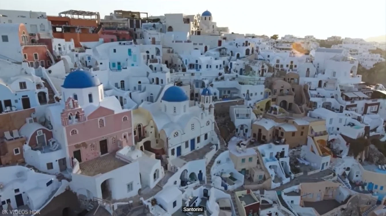 Santorini/FOTO: Captură video