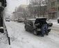 Un şofer a rămas blocat în centrul Iaşiului