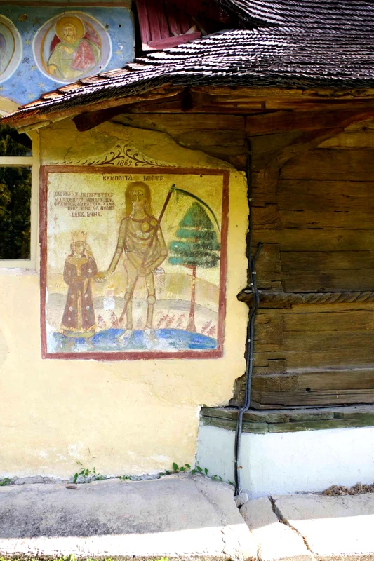 Detaliu pictură „Cumplita Moarte” Foto: INP jpg