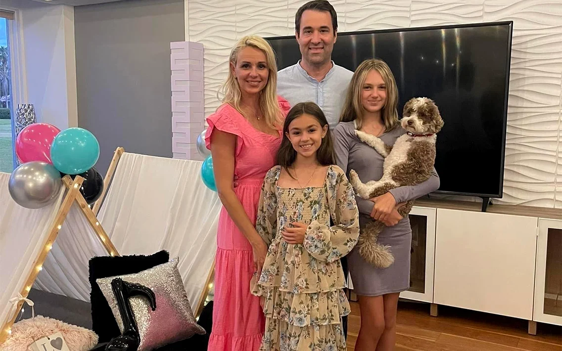 Catrinel Sandu si familia